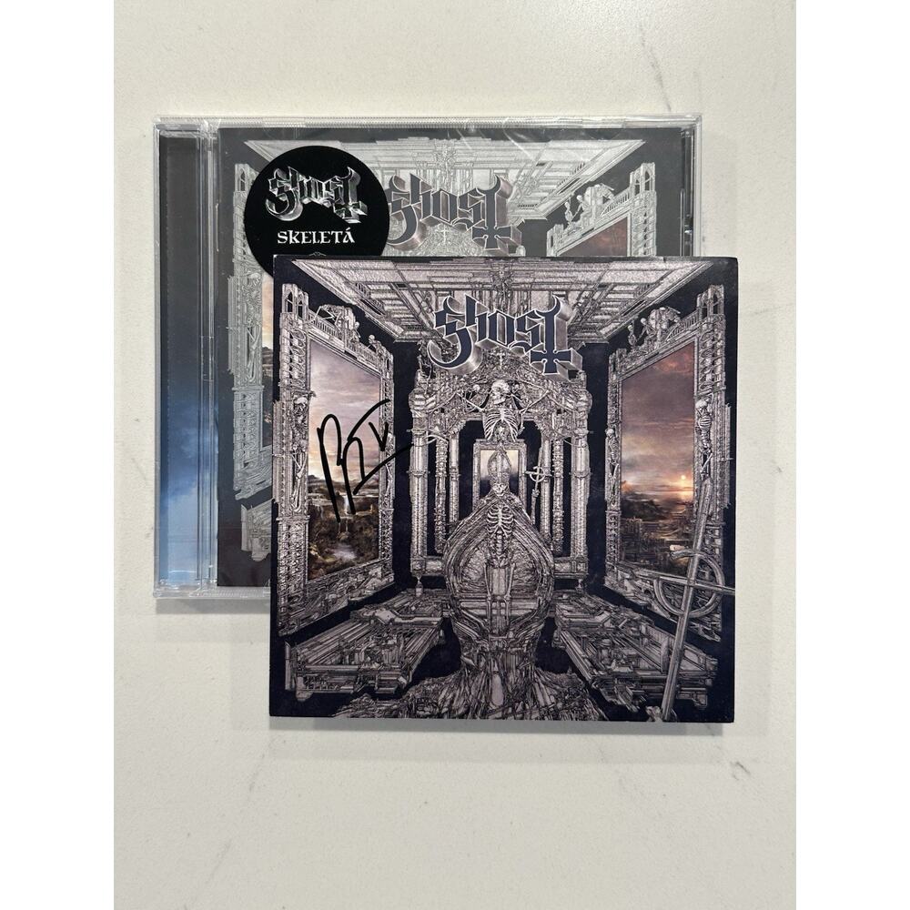 Ghost ‘Skeleta’ CD W/ Signed Art Card Papa V Perpetua AUTOGRAPHED #2